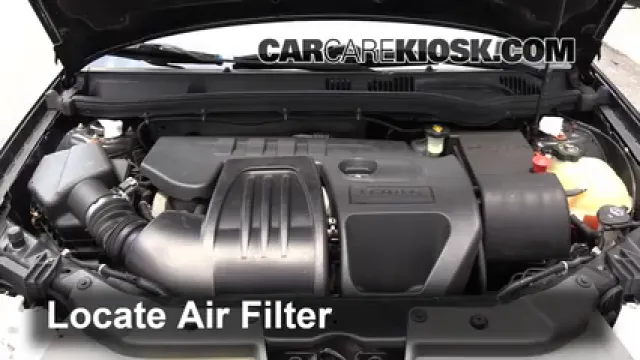 2007 Pontiac G5 2.2L 4 Cyl. Filtre à air (moteur) Changement